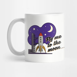 Fly me to the moon Mug